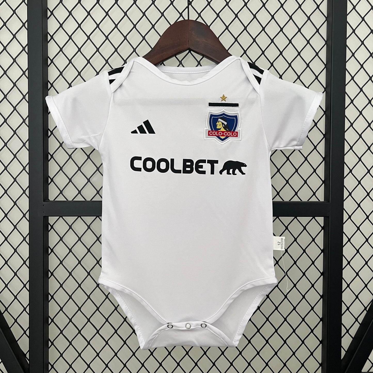 Body Bebê Infantil Colo Colo Home 24/25 . - Branco
