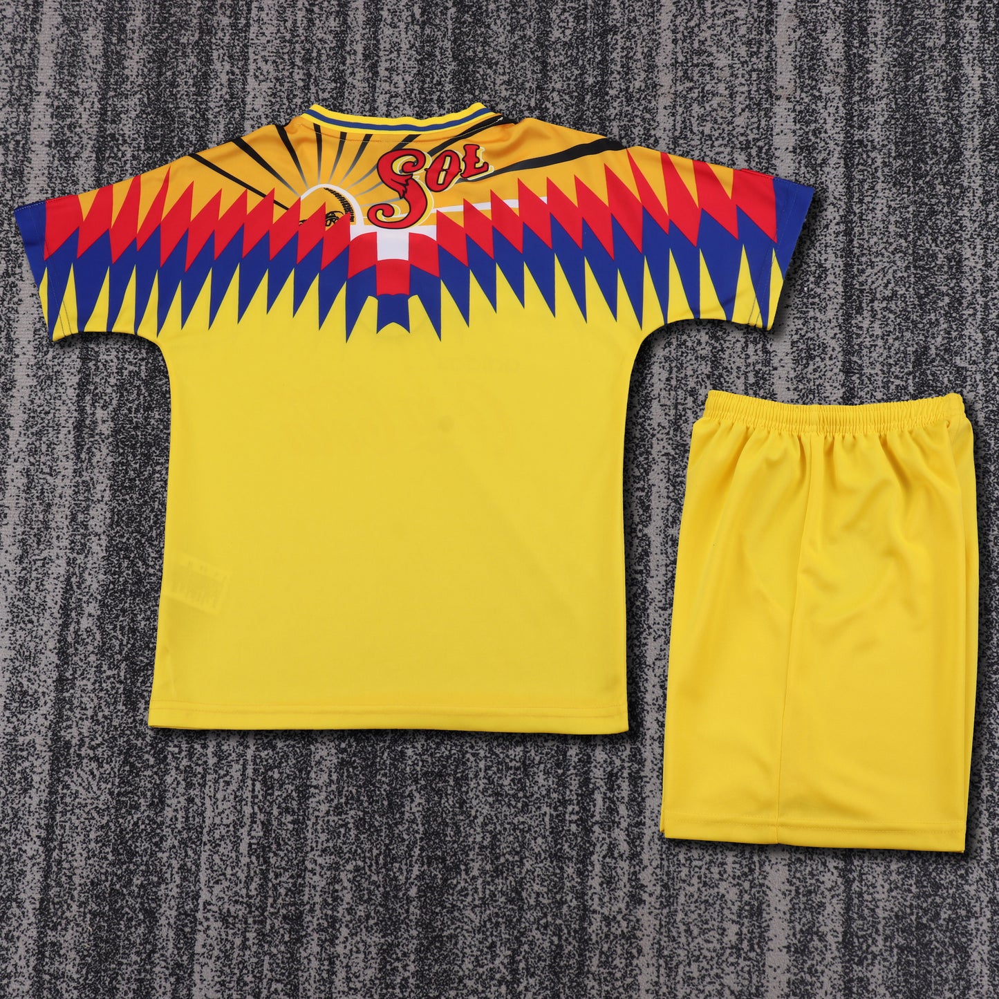Kit Infantil Colombia Retro Home 1995 -Amarela