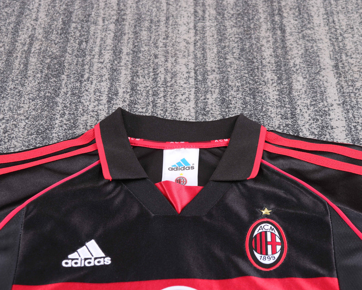 Kit Infantil Milan Away Retrô 98/99 . - Preto