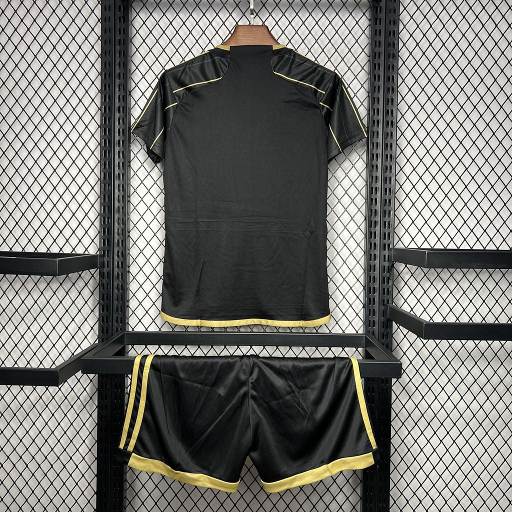 Kit Infantil Los Angeles FC Home 24/25 . -Preto e Dourado