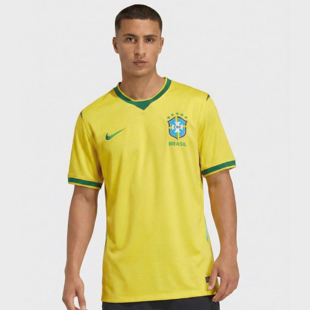 Kit Família Brasil: Camisa Infantil + Camisa Pai - Amarela