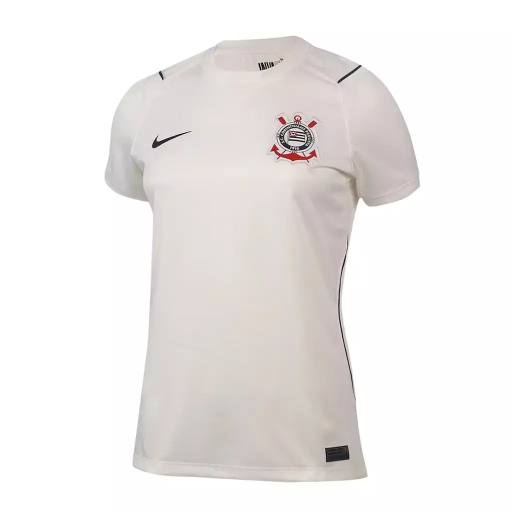 Kit Família Corinthians: Camisa Infantil + Camisa Mãe - Branca