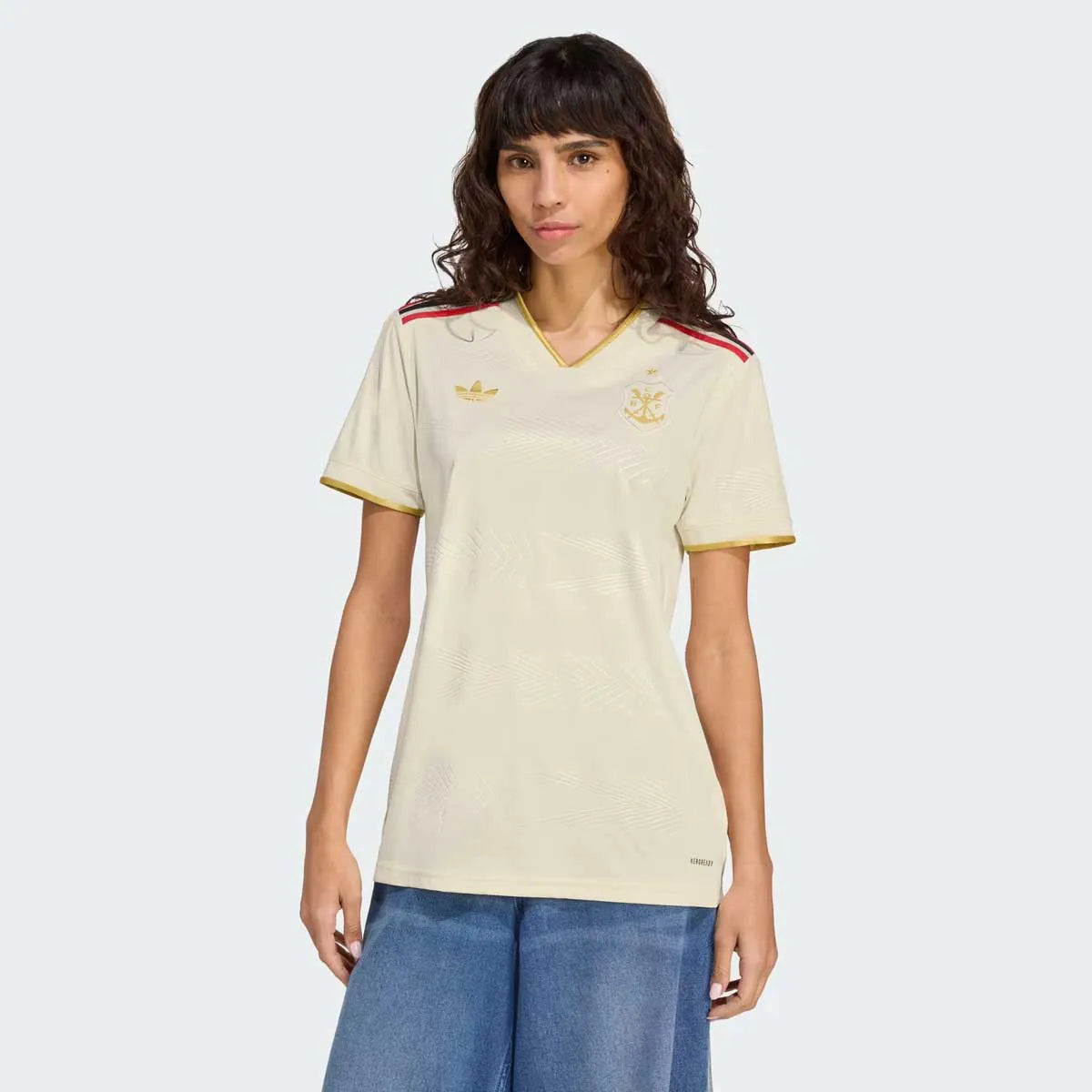 Kit Família Flamengo: Camisa Infantil + Camisa Mãe - Bege
