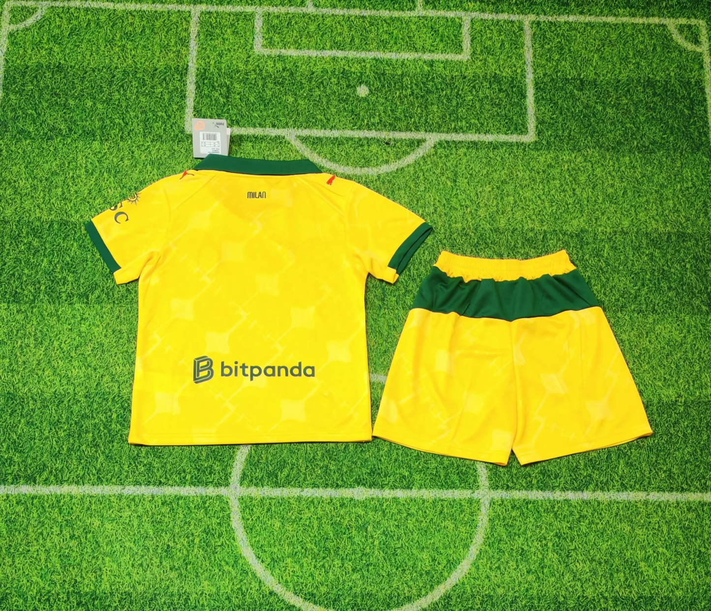 Kit Infantil Milan Third 25/26 . - Amarela