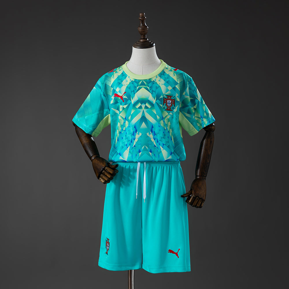 Kit Infantil Portugal Goleiro 26/27 - Azul