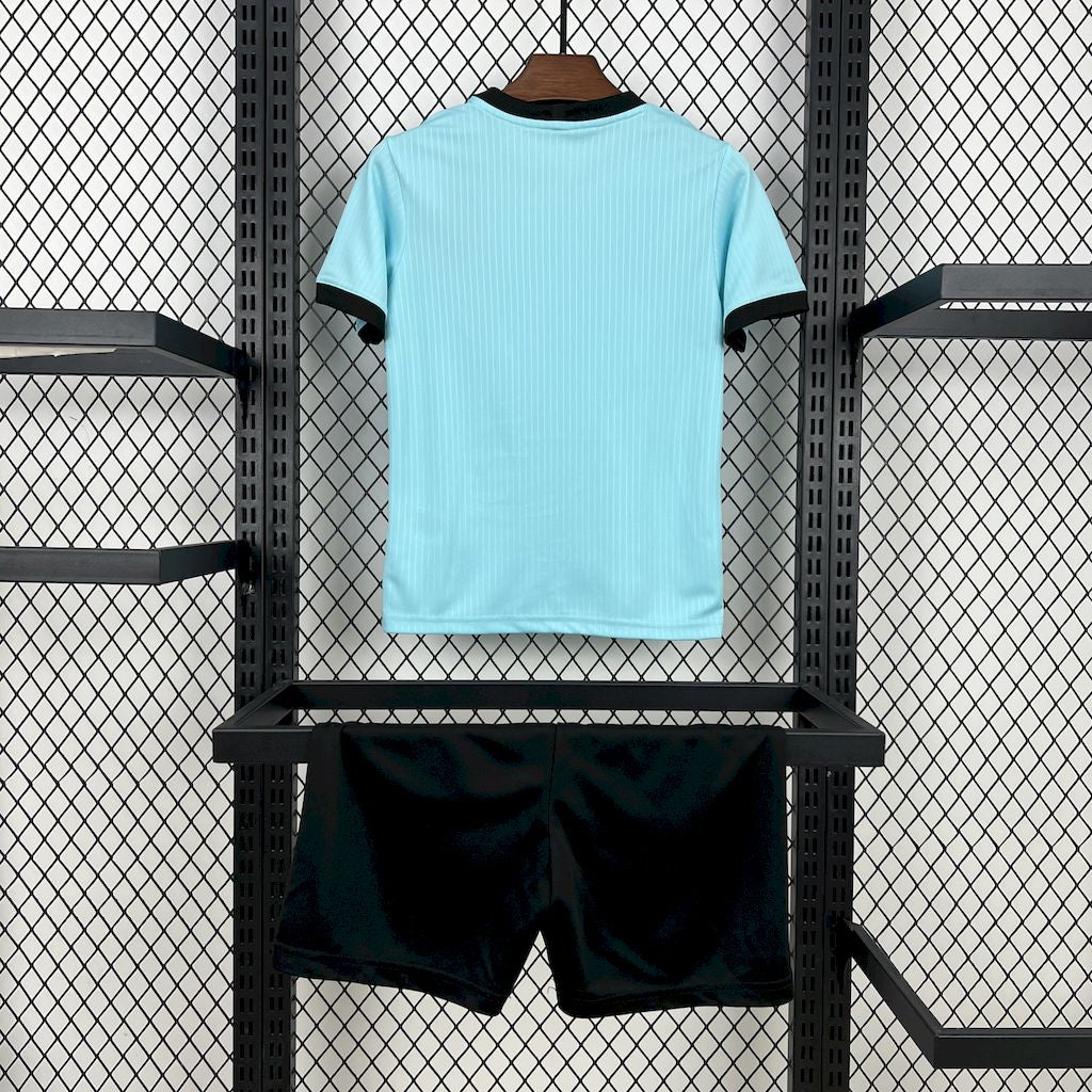 Kit Infantil Alemanha Goleiro 25/26 -Azul Claro