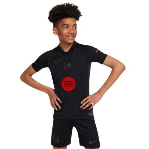 Kit Infantil Barcelona Away 24/25 -Preto