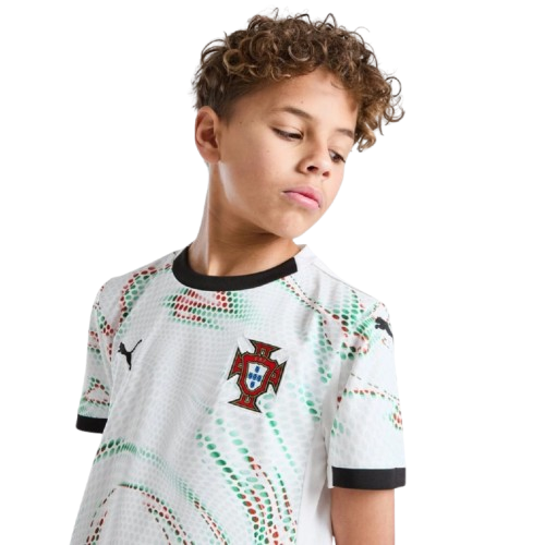 Kit Infantil Portugal Away 25/26 -Branca