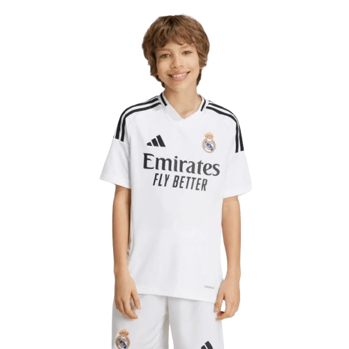 Kit Infantil Real Madrid Home 24/25 -Branca