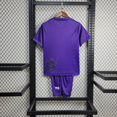 Kit Infantil Real Madrid Fourth 24/25 Y-3 -Roxo