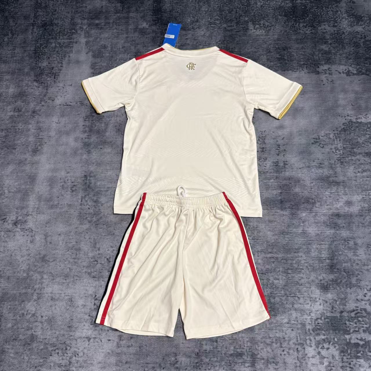 Kit Infantil Flamengo Third 25/26 - Bege