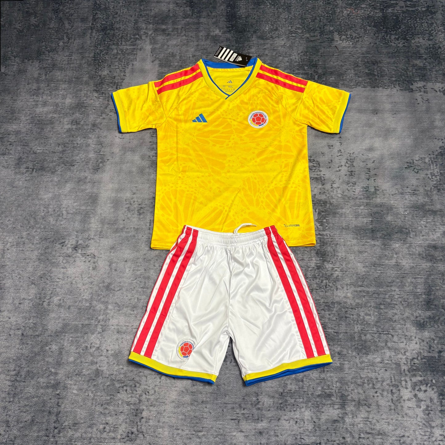 Kit Infantil Colômbia Home 26/27 -Amarela