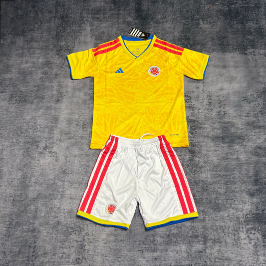 Kit Infantil Colômbia Home 26/27 -Amarela