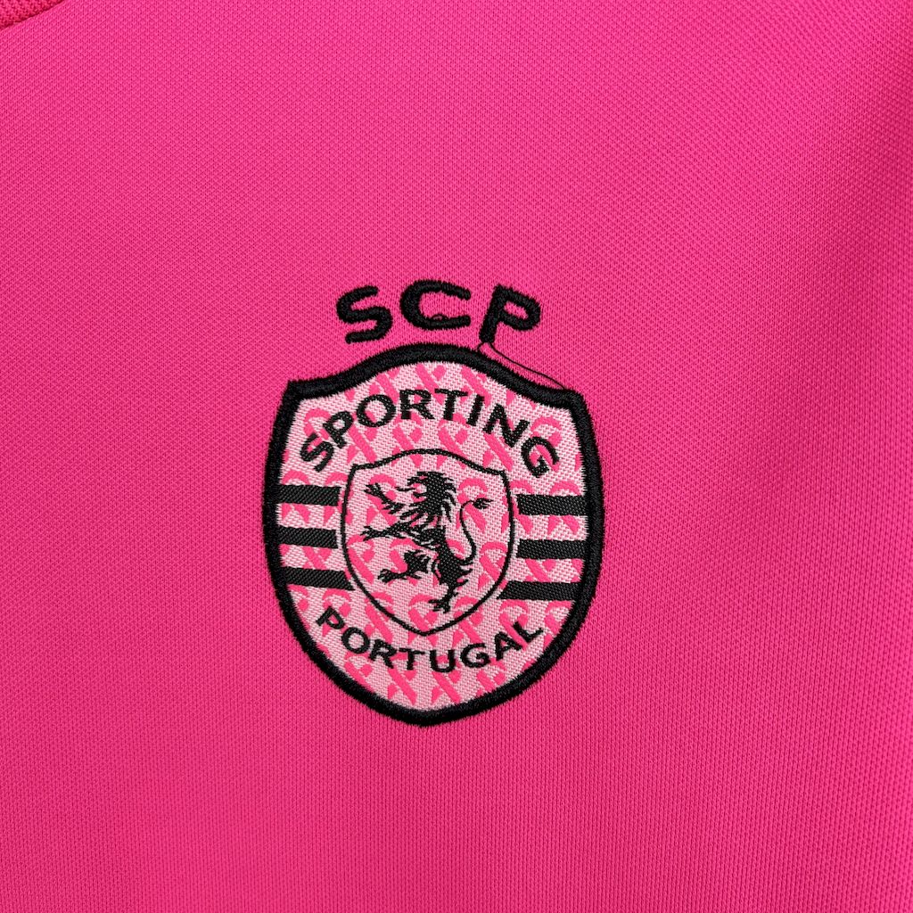 Kit Infantil Sporting Outubro Rosa 24/25 . - Rosa
