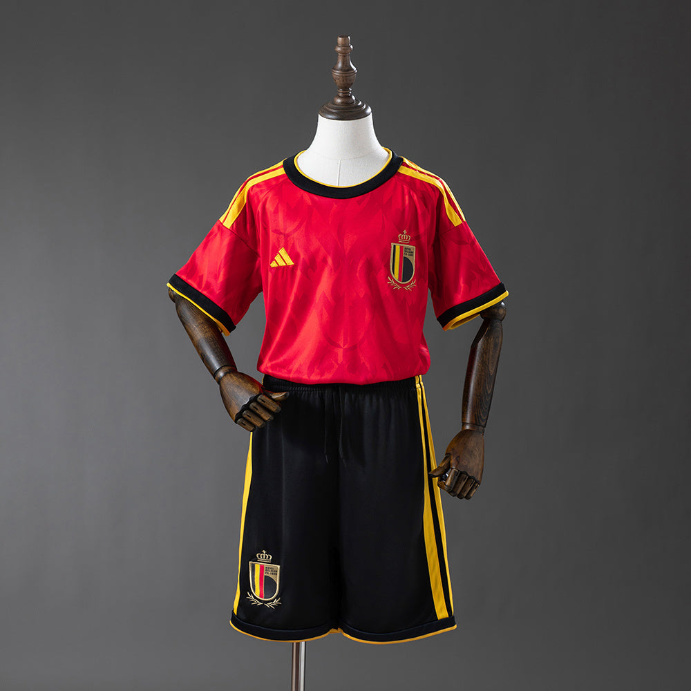 Kit Infantil Bélgica Home 26/27 - Vermelho