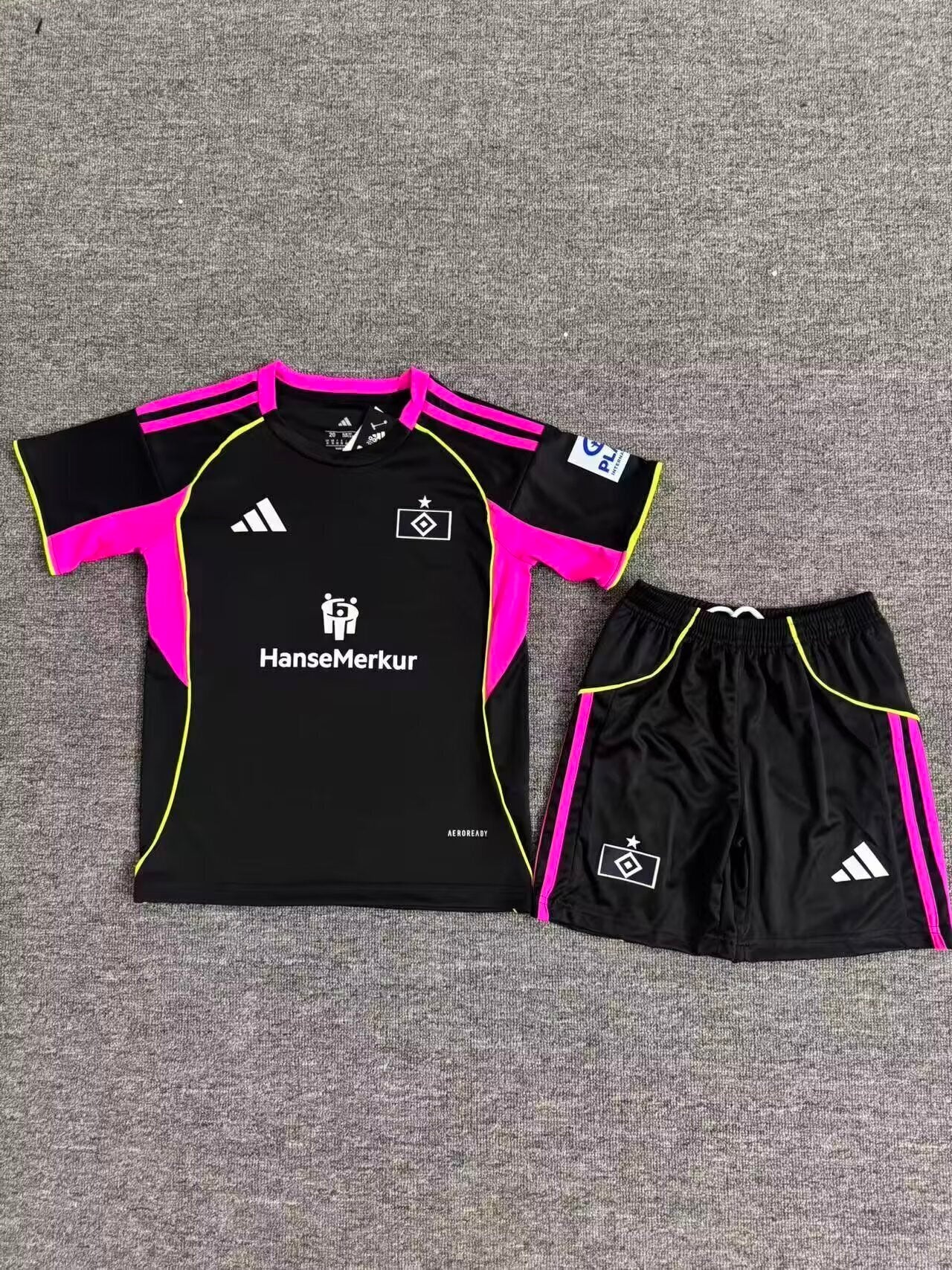Kit Infantil Hamburgo Away 25/26 - Preto