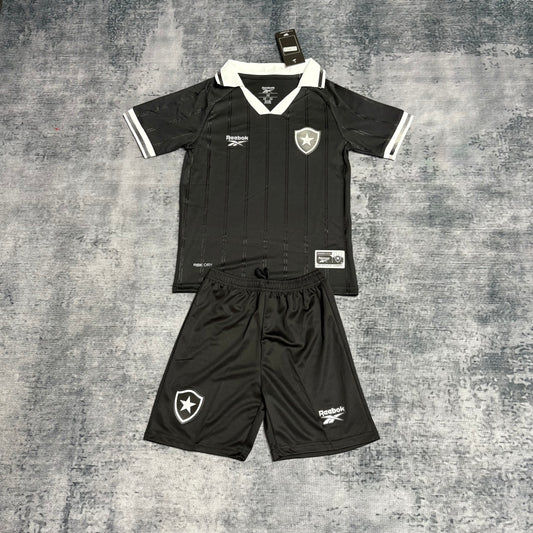 Kit Infantil Botafogo Away 25/26 Reebok  - Preta