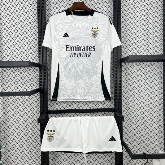 Kit Infantil Benfica Fourth 24/25 - Branca