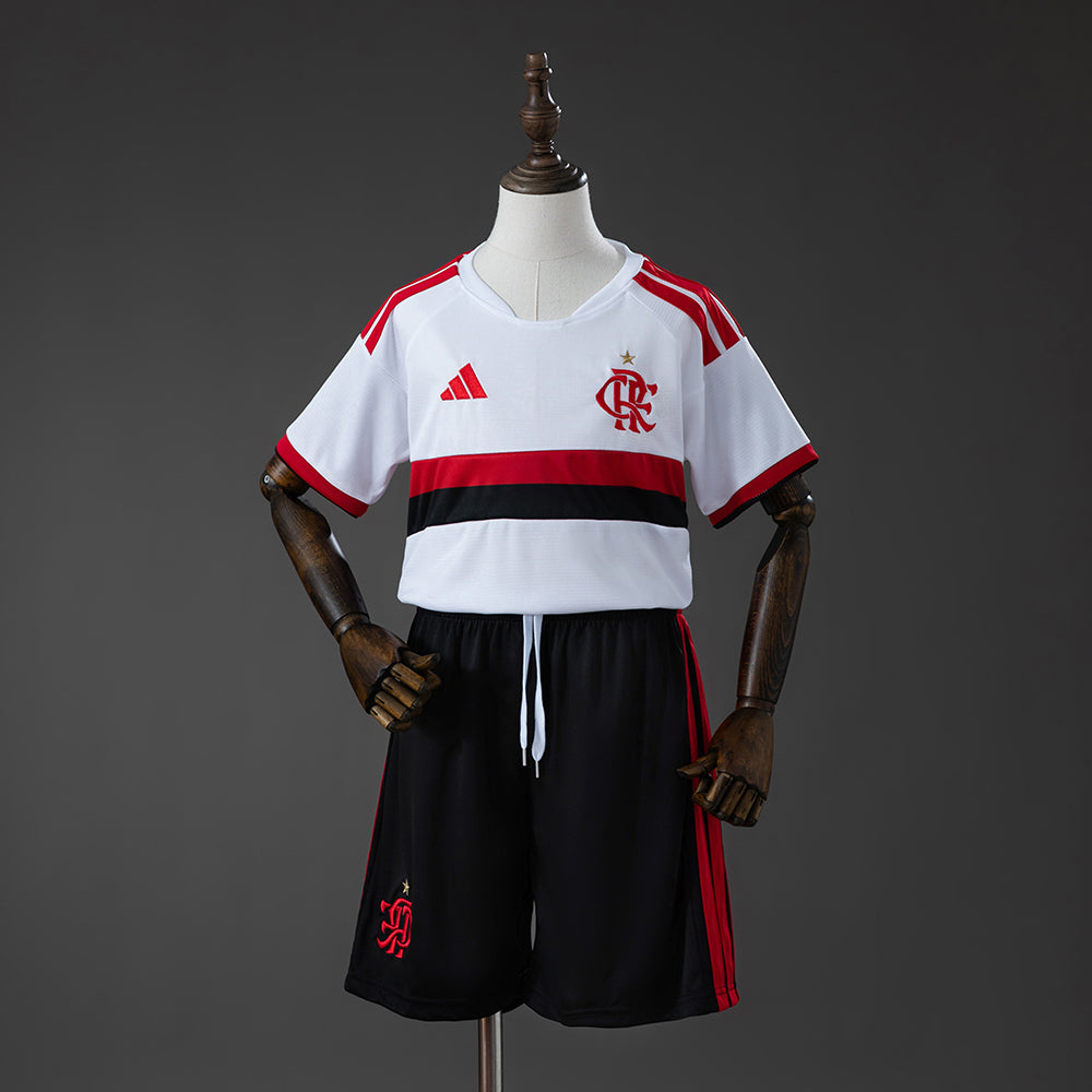 Kit Família Flamengo: Camisa Infantil + Camisa Mãe - Branca