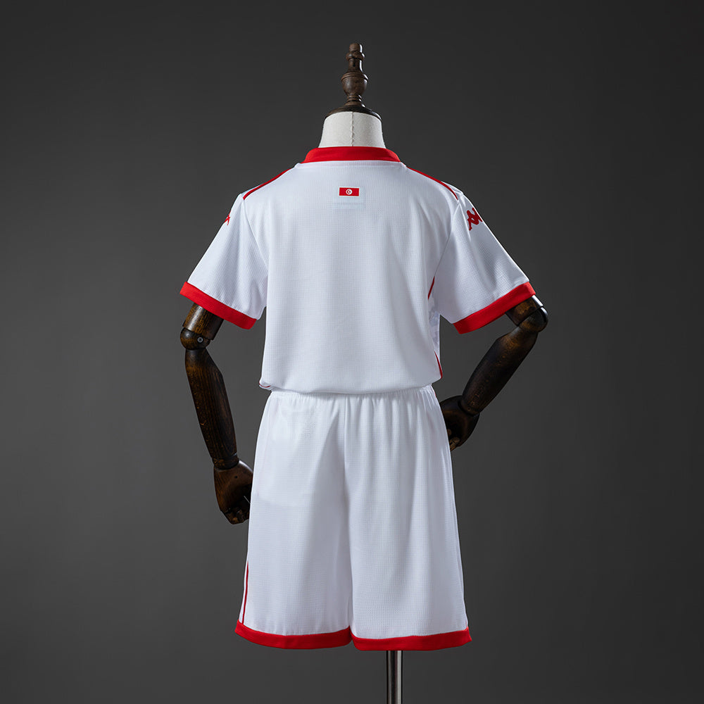 Kit Infantil Tunisia Away 26/27 - Branco