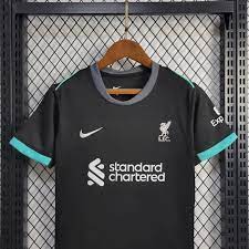 Kit Infantil Liverpool Away 24/25 - Preto