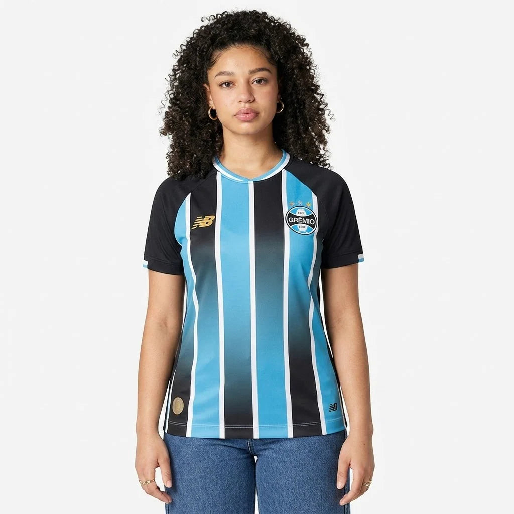 Kit Família Grêmio: Camisa Infantil + Camisa Mãe - Tricolor
