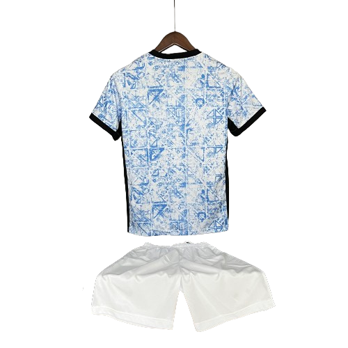 Kit Infantil Portugal Away 24/25 -Branco e Azul (. Branco)