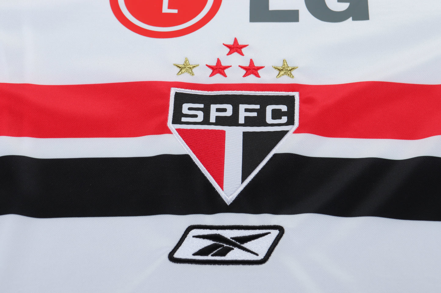 Kit Infantil São Paulo Retro Home 2005 Reebok - Branca