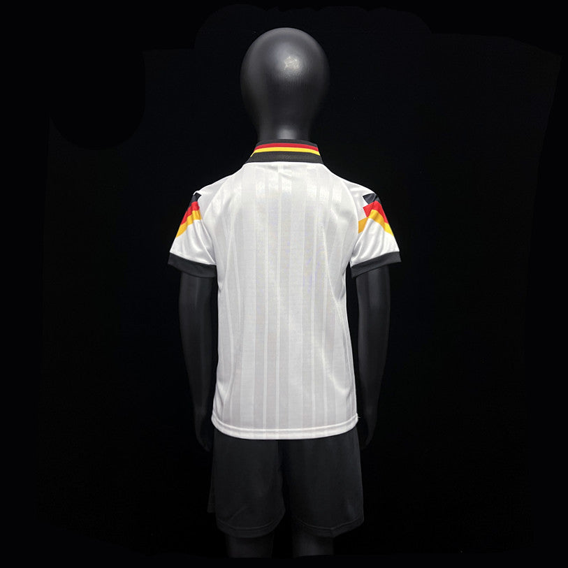 Kit Infantil Alemanha Home Retro 1992 -Branco