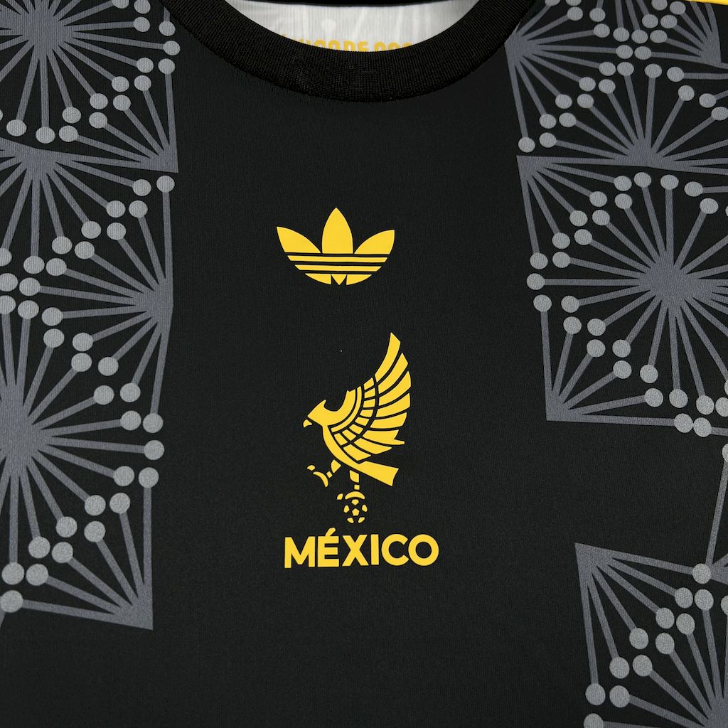 Kit Infantil México Edição Especial 25/26 -Preto e Dourado
