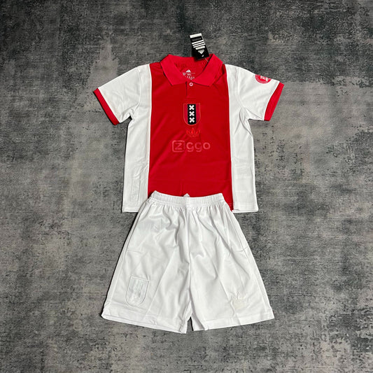 Kit Infantil Ajax Edição Especial 25/26 -Branca e Vermelha