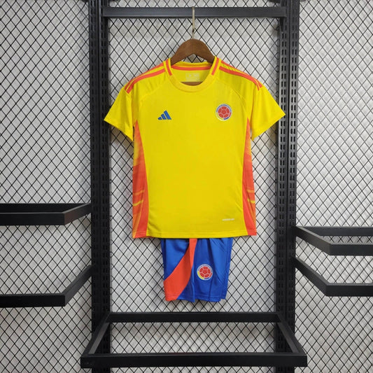 Kit Infantil Colômbia Home 24/25 -Amarela