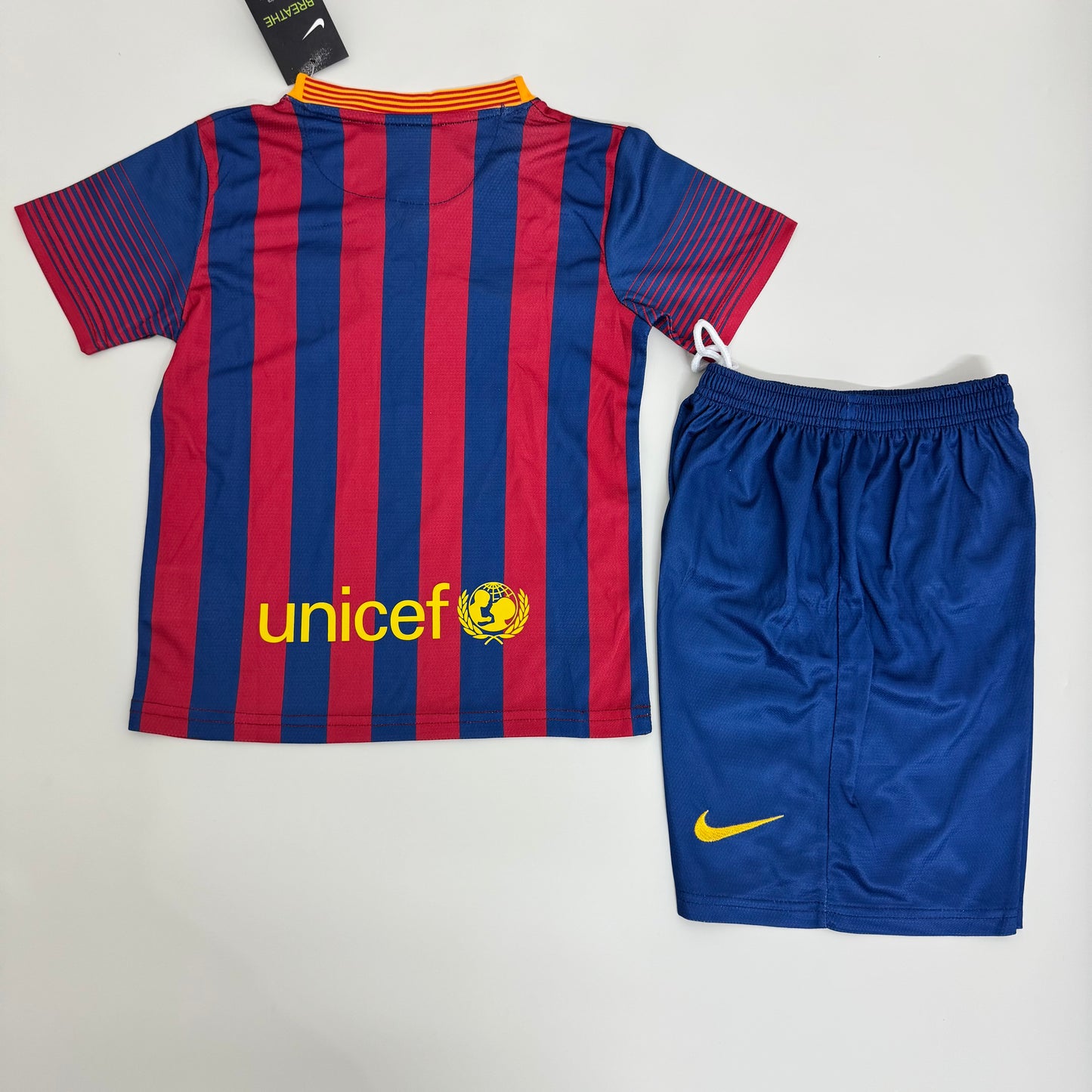Kit Infantil Barcelona Home Retrô 13/15 - Grená