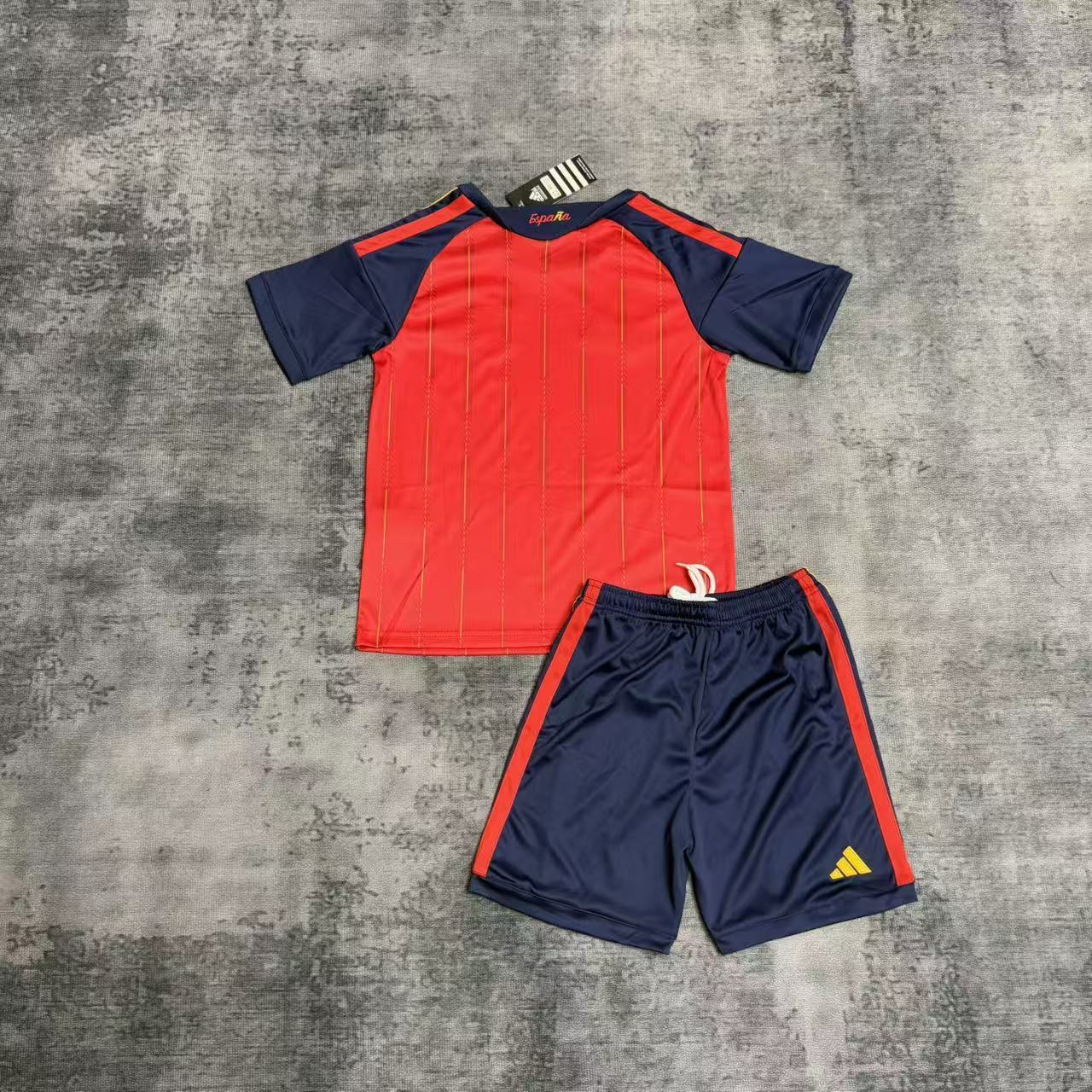 Kit Infantil Espanha Home 26/27 - Vermelho