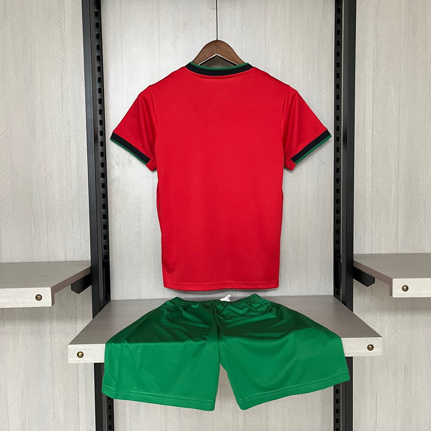 Kit Infantil Portugal Home 24/25 -Vermelha