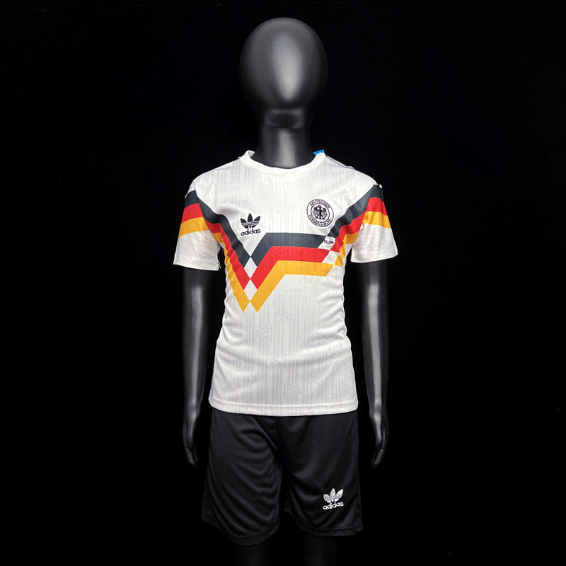 Kit Infantil Alemanha Home Retro 1992 -Branco