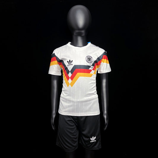 Kit Infantil Alemanha Home Retro 1992 -Branco