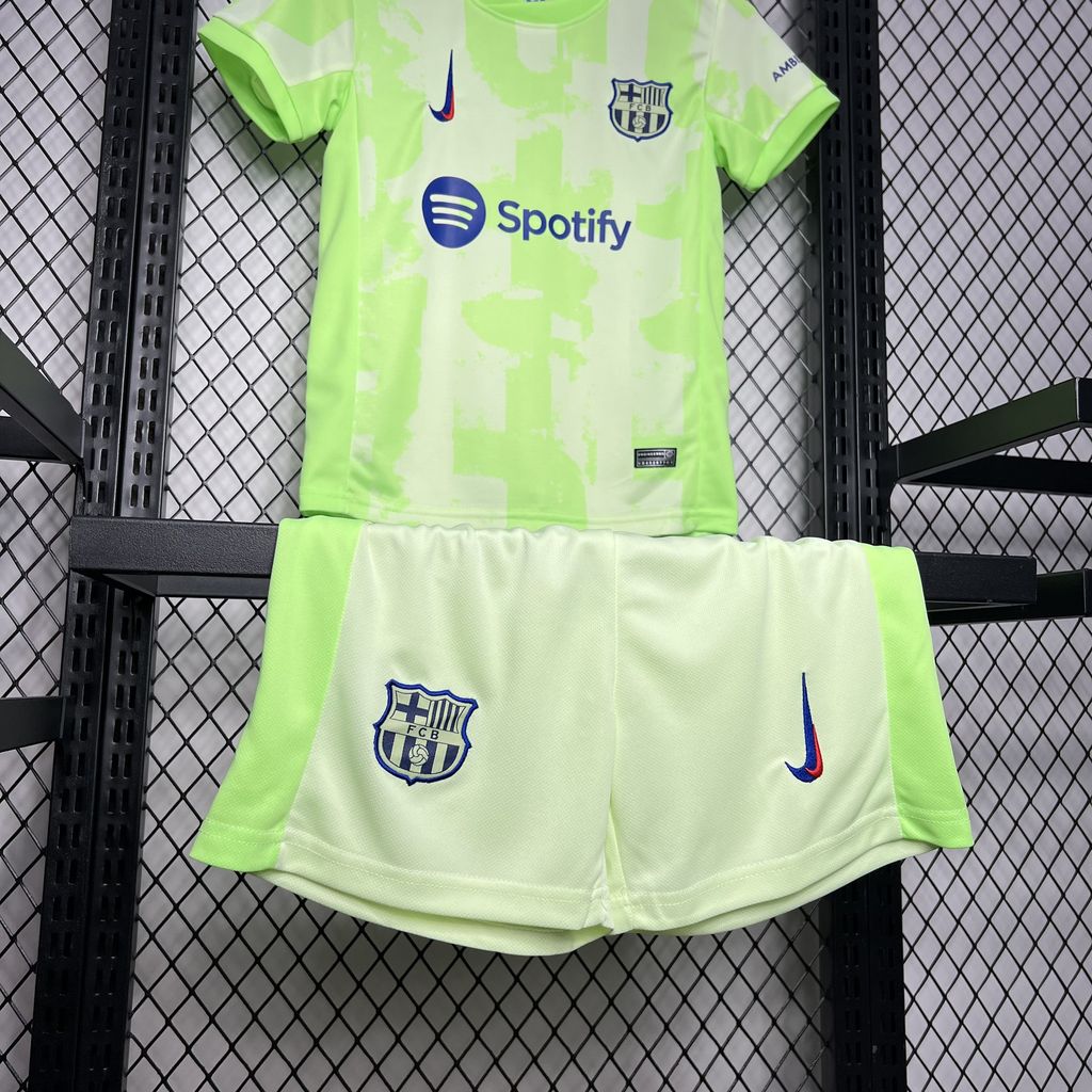 Kit Infantil Barcelona Third 24/25 - Verde