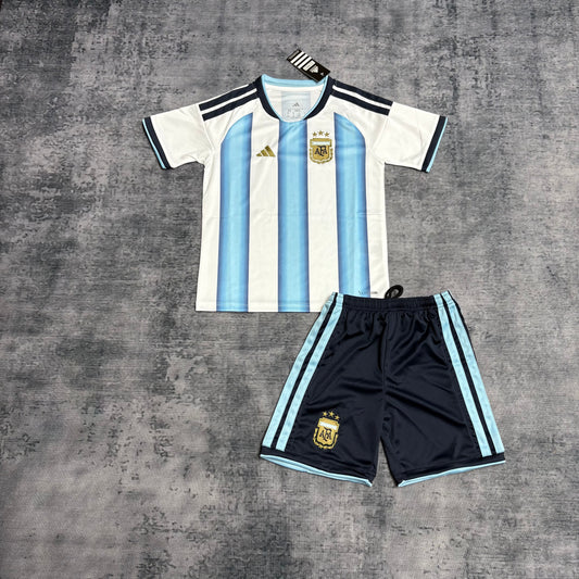 Kit Infantil Argentina Home 26/27 -Azul e Branca