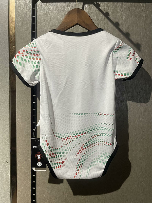 Body Bebê Infantil Portugal Away 25/26 . -Branco