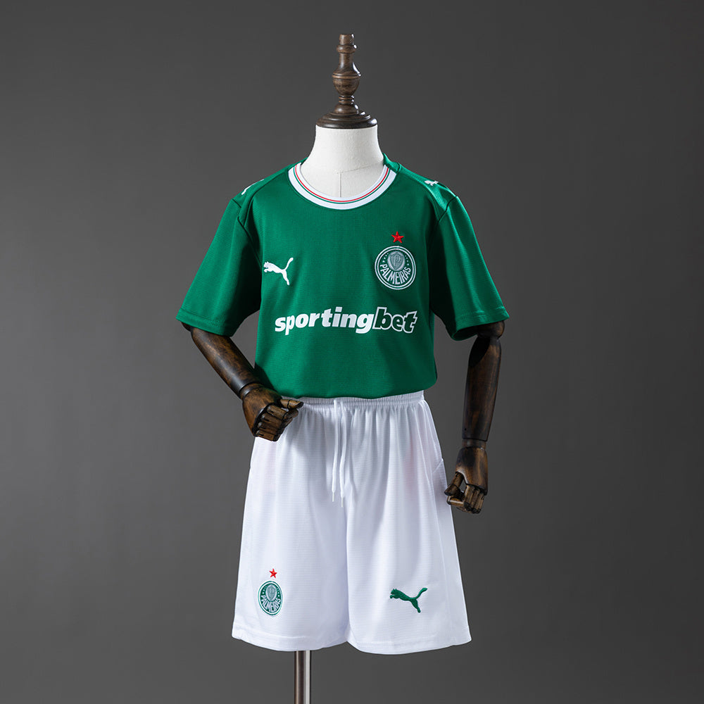 Kit Família Palmeiras: Camisa Infantil + Camisa Pai - Verde