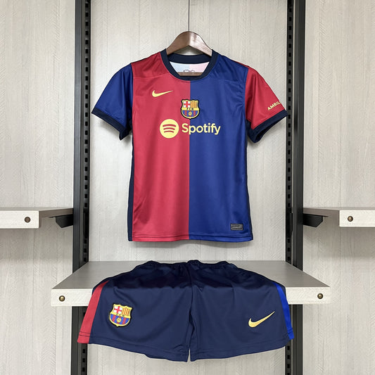 Kit Infantil Barcelona Home 24/25 - Grená