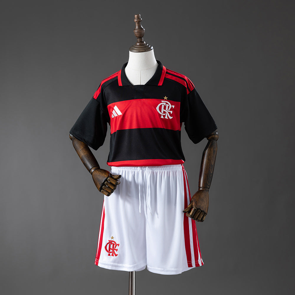 Kit Família Flamengo: Camisa Infantil + Camisa Pai - Rubro Negra
