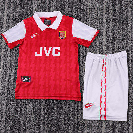 Kit Infantil Arsenal Home Retrô 93/94 - Vermelho