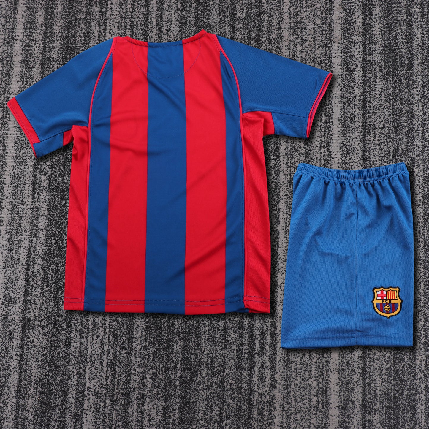 Kit Infantil Barcelona Home Retrô 04/05 - Grená