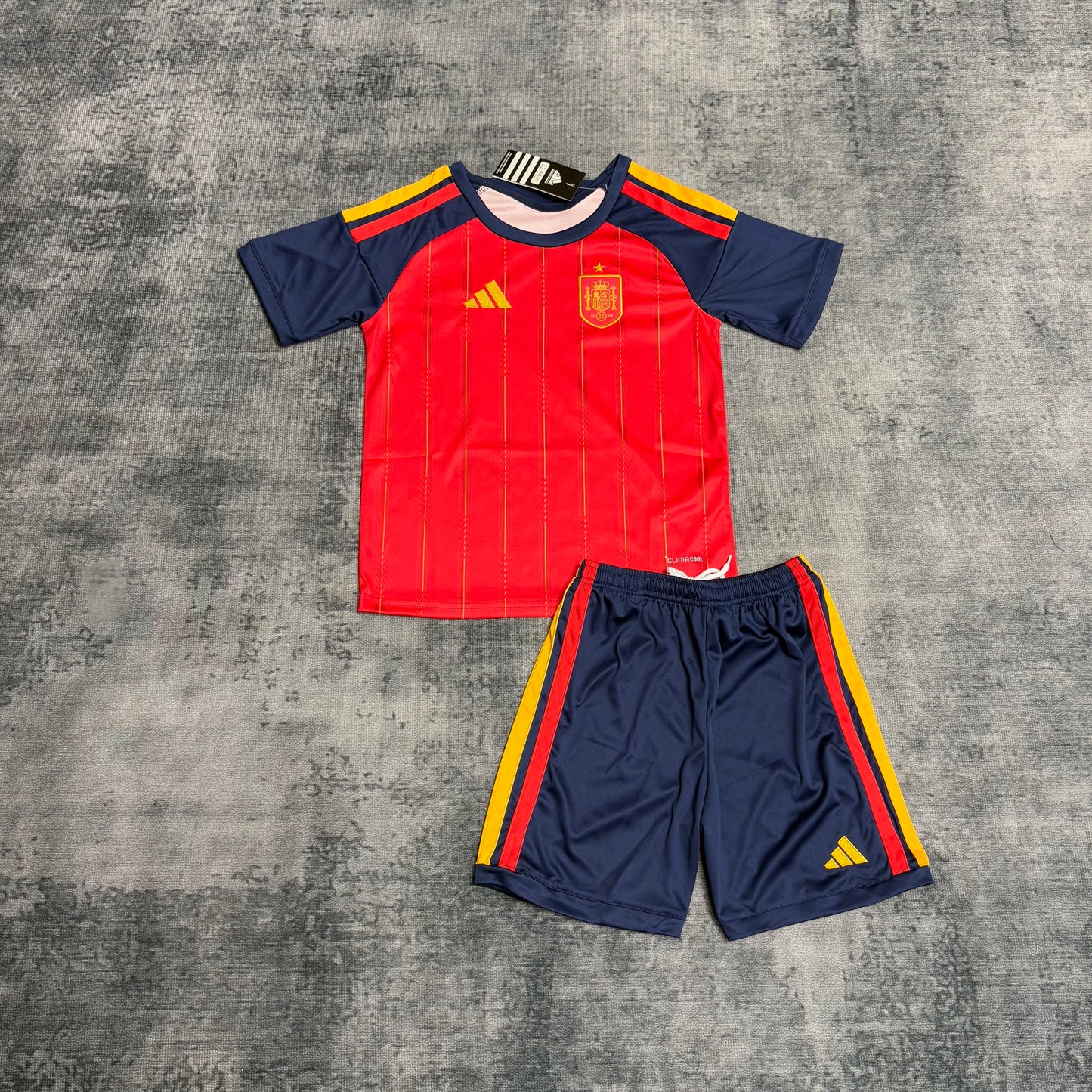 Kit Infantil Espanha Home 26/27 - Vermelho