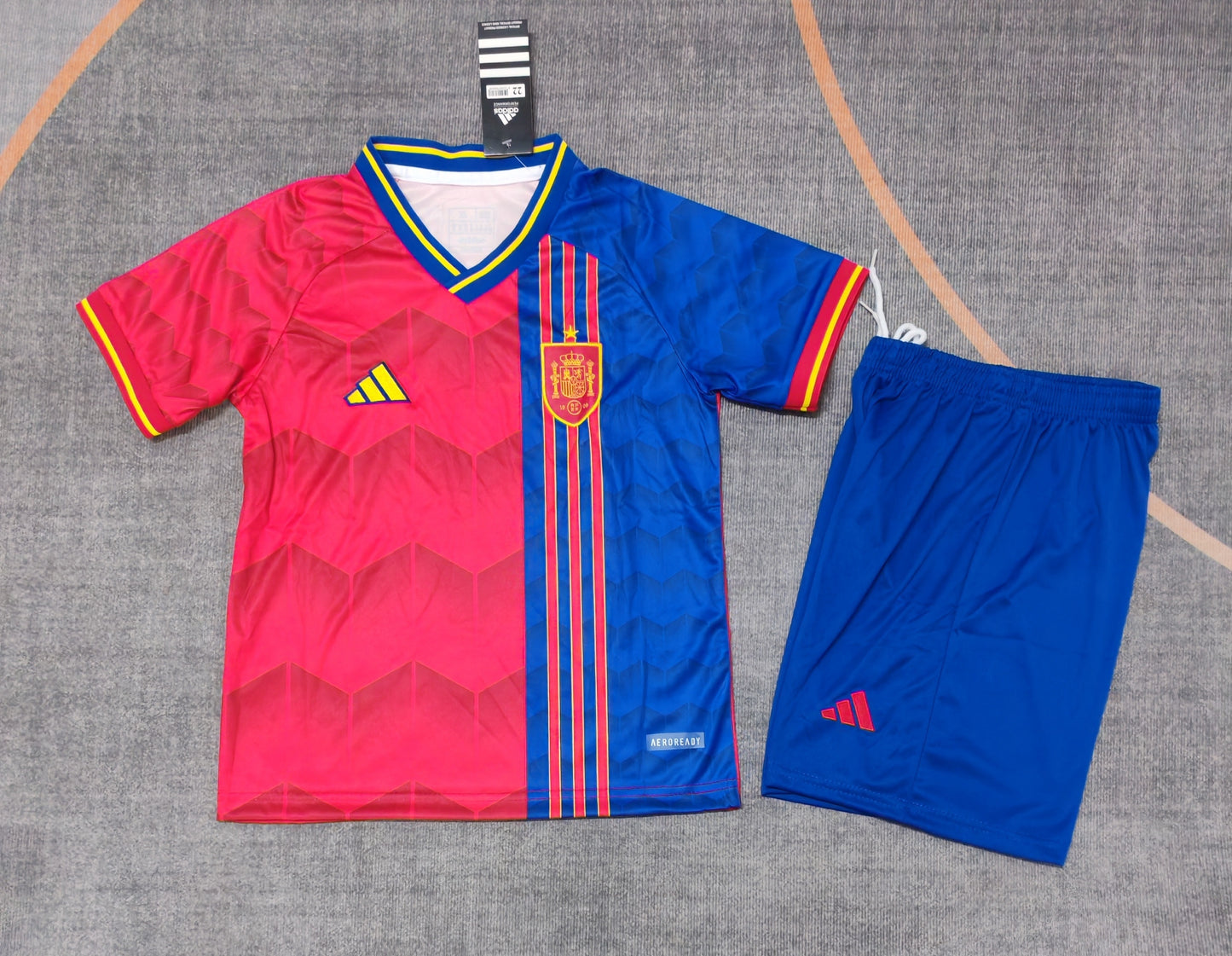 Kit Infantil Espanha Edição Especial 25/26 - Vermelho e Azul