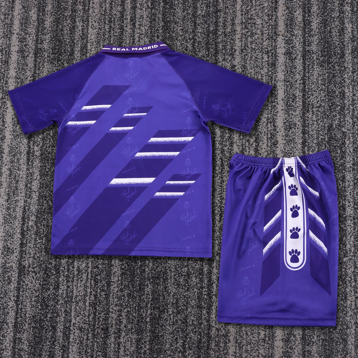 Kit Infantil Real Madrid Away Retrô 94/95 Kelme - Azul