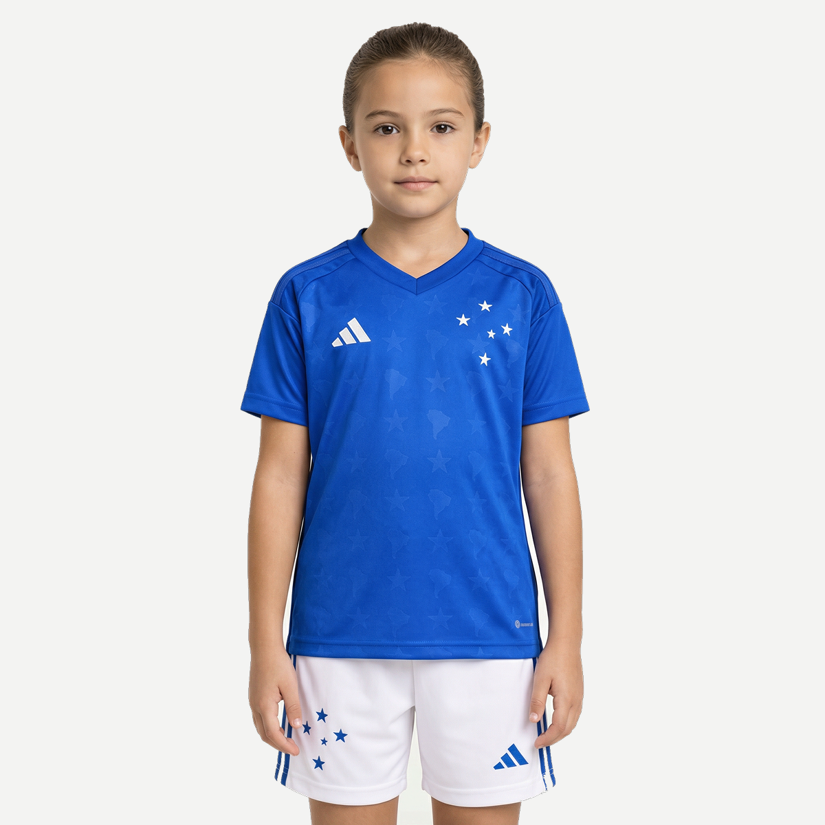 Kit Família Cruzeiro: Camisa Infantil + Camisa Pai - Azul