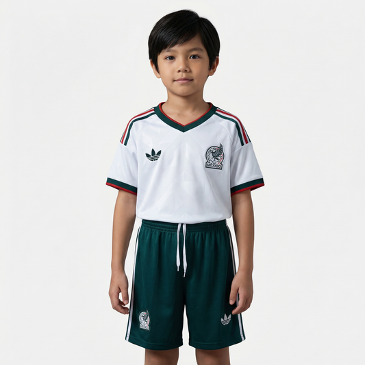 Kit Infantil México Away 26/27 - Branca
